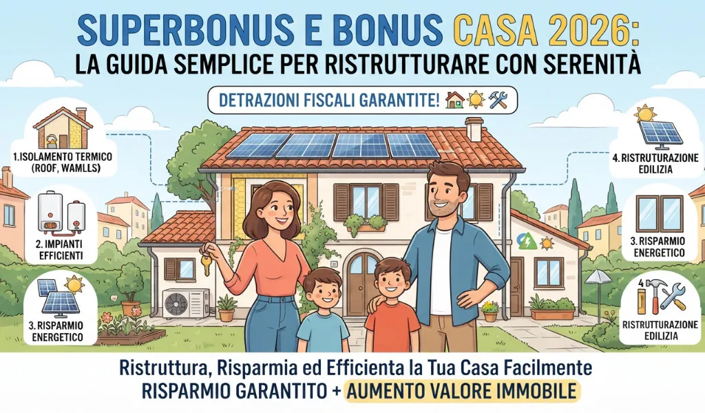 0926 Superbonus e Bonus Casa 2026- la guida semplice per ristrutturare con serenità